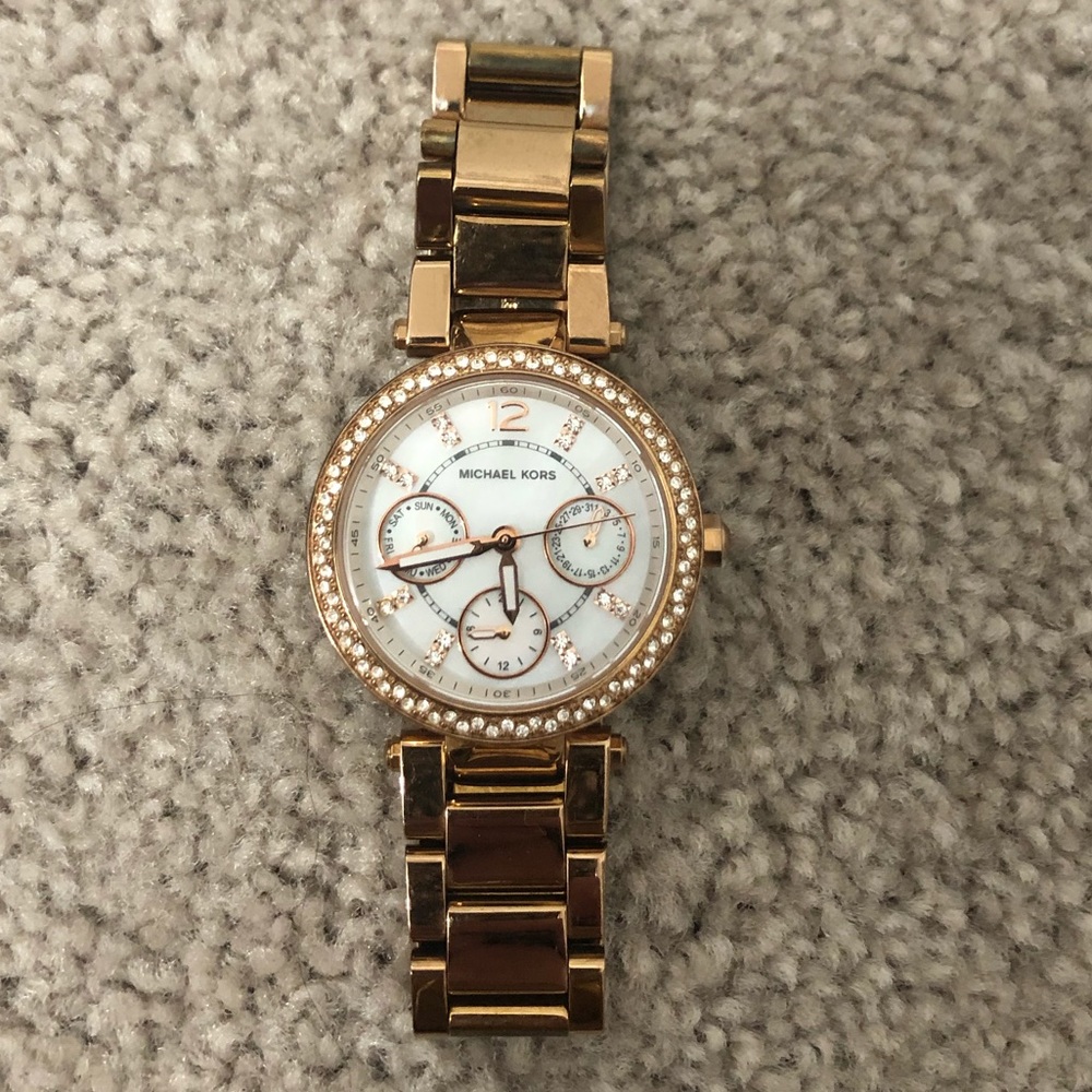 AUTHENTIC Rose Gold Michael Kors Watch